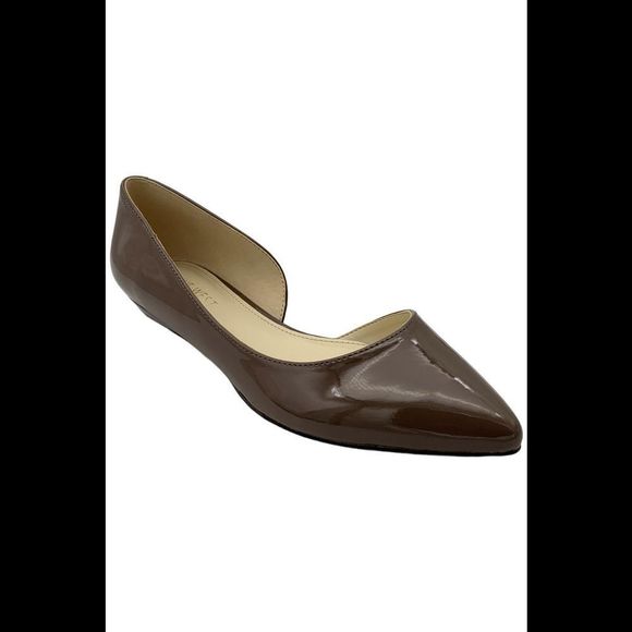 Nine West Women's Saige Dorsay Flat Brown - Medium - Picture 1 of 3